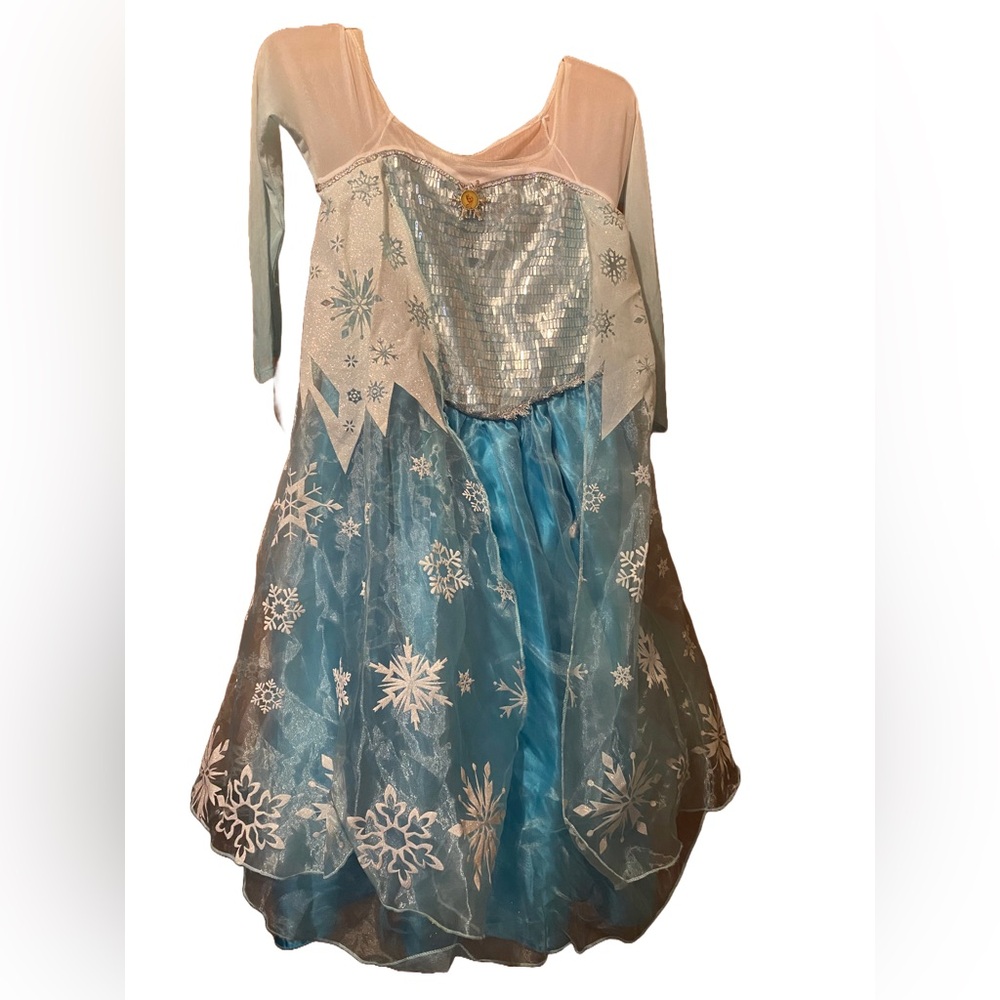 Disney store Frozen Elsa Halloween costume size9/10 kids